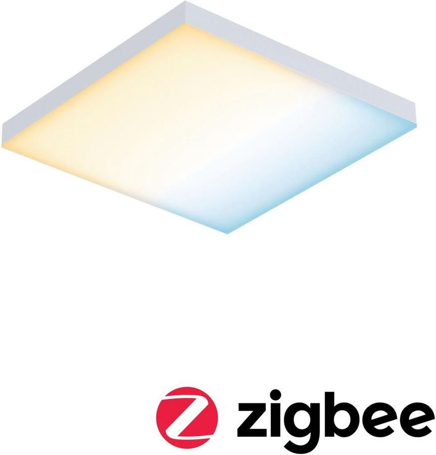 Paulmann Led-paneel Smart Home Zigbee Velora Tunable White 225x225mm 8 5W 2.700K (1 stuk)