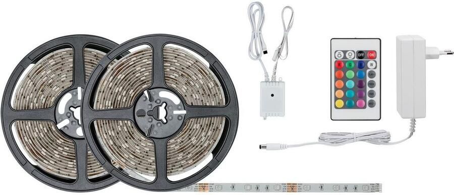 Paulmann Led-strip SimpLED 10m RGB kleurrijk dimbaar Set gecoat 28W (1 stuk) - Foto 6