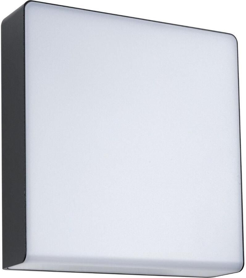 Paulmann Led-wandlamp voor buiten Azalena IP44 250x97mm 8 5W 700lm 230V kunststof aluminium Smart Home Zigbee 3.0 bewegingssensor met hoogfrequentiesensor (1 stuk)