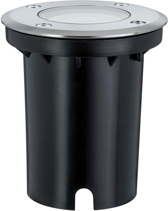 Paulmann Ledinbouwlamp Buiten 230V Bodem IP67 rond GU10 3 5W 140x140mm RVS Metaal (1 stuk)
