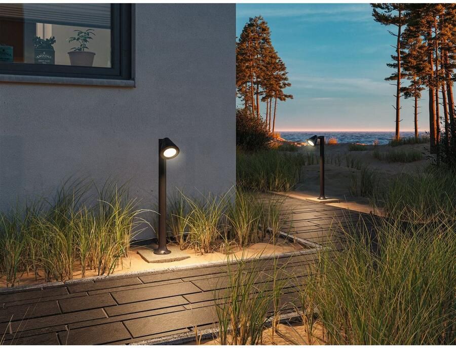 Paulmann Paalverlichting Trian IP44 rond 600mm max. 35W 230V Antraciet GU10 Aluminium (1 stuk)