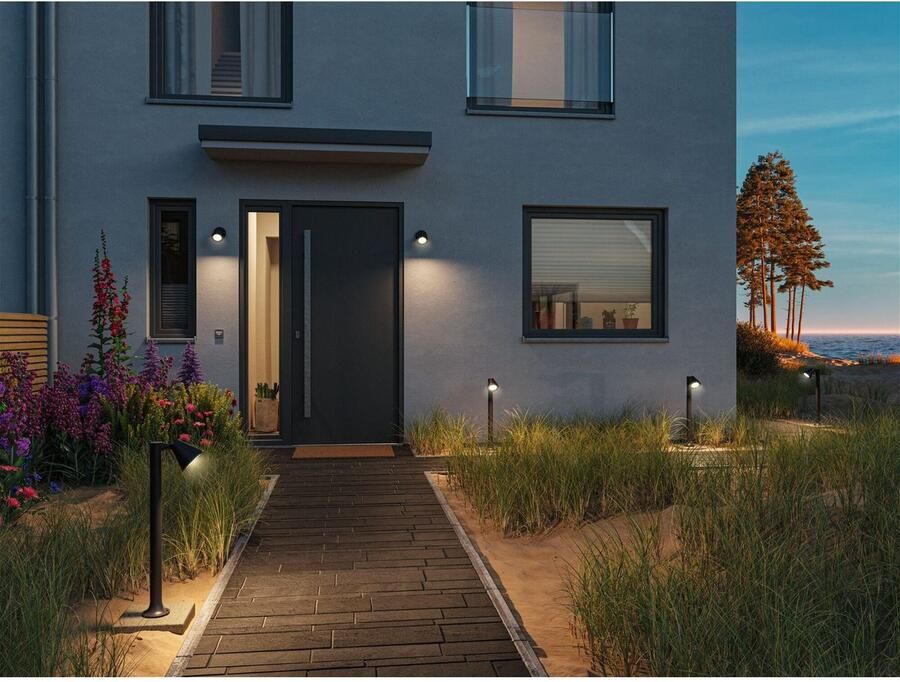 Paulmann Paalverlichting Trian IP44 rond 600mm max. 35W 230V Antraciet GU10 Aluminium (1 stuk)