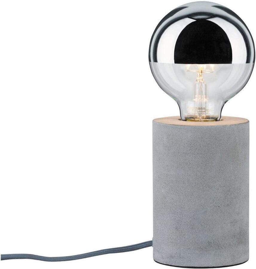 Paulmann Tafellamp Neordic Mik rond max.1x20W E27 Grijs 230V Beton (1 stuk)