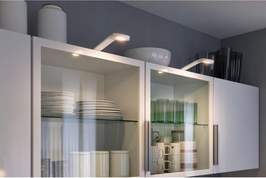 Paulmann Verlichting voor onderkast Clever Connect Mike 2x2 5W DC 2700-6500K 12V wit mat kunststof (2 stuks)