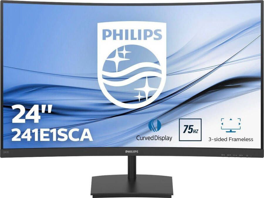Philips Curved ledscherm 241E1SCA 59 9 cm 23 6 " Full HD