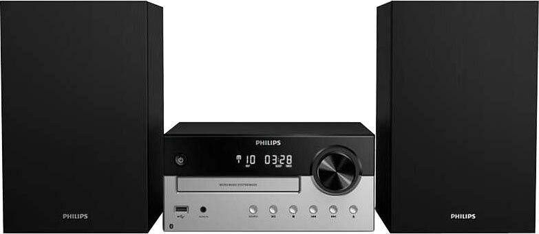 Philips TAM4205 Micromuzieksysteem Zwart Zilver