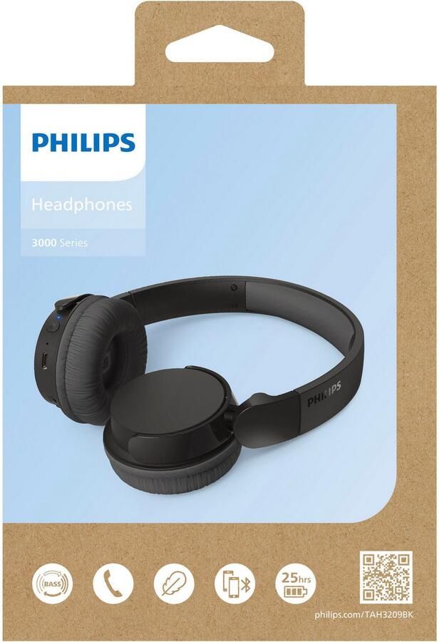 Philips TAH3209 00 bluetooth On-ear hoofdtelefoon zwart - Foto 7
