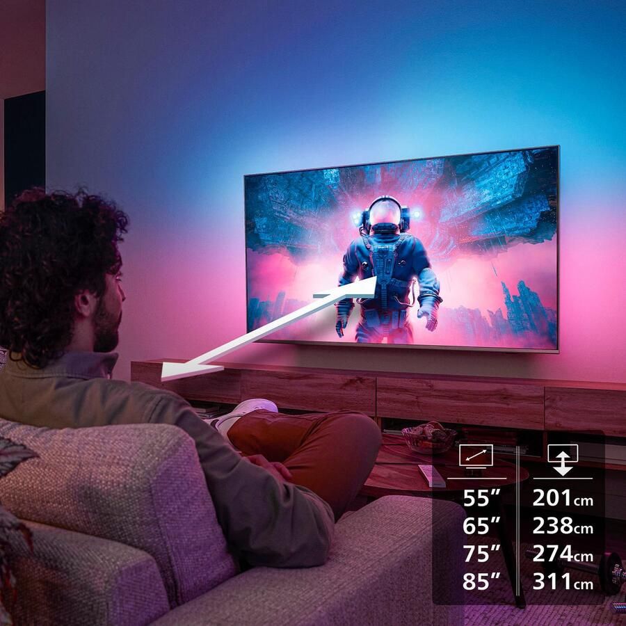 Philips Mini-led-tv 55MLED910 12 139 cm 55" 4K Ultra HD Smart TV - Foto 7