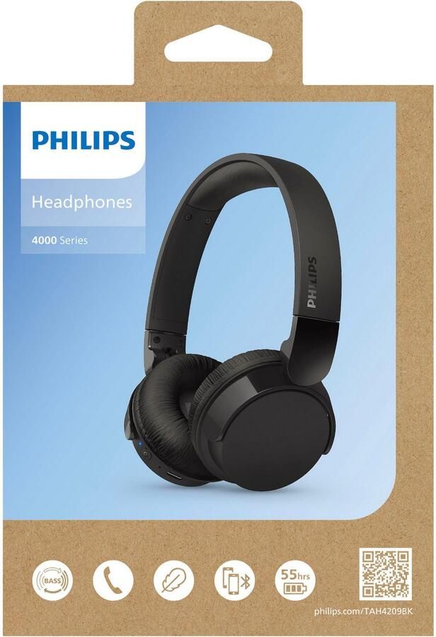Philips On Ear TAH4209BK 00 | Draadloze koptelefoons | 4895229139732 - Foto 8