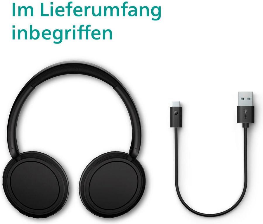 Philips TAH5209 bluetooth Over-ear hoofdtelefoon zwart - Foto 4
