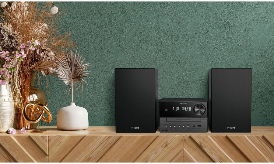 Philips TAM3505M2 12 (DAB+) Stereo set Zwart