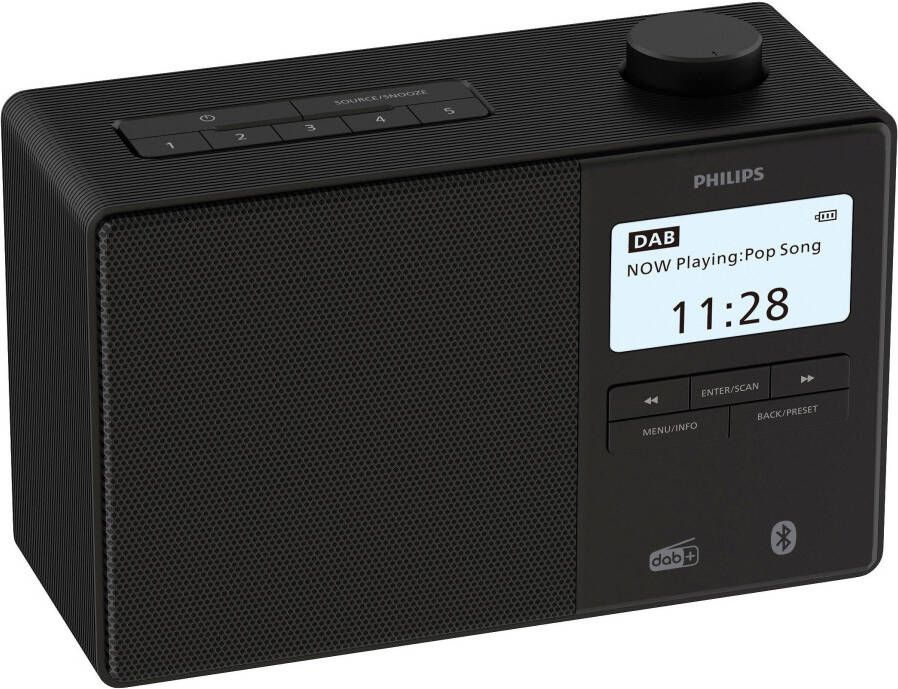 Philips TAR5600 DAB radio Zwart