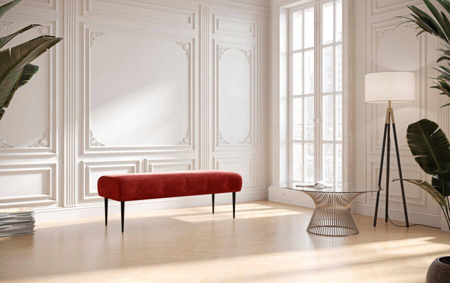 Places of Style 2-zitsbank met capitonnage in verschillende stofsoorten