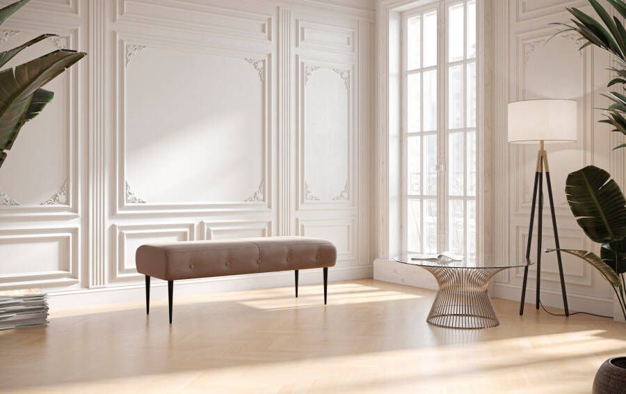 Places of Style 2-zitsbank met capitonnage in verschillende stofsoorten