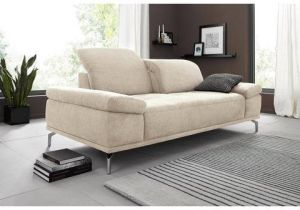 Places of Style 3-zitsbank Caluna met zitdiepte- en hoofdsteunverstelling