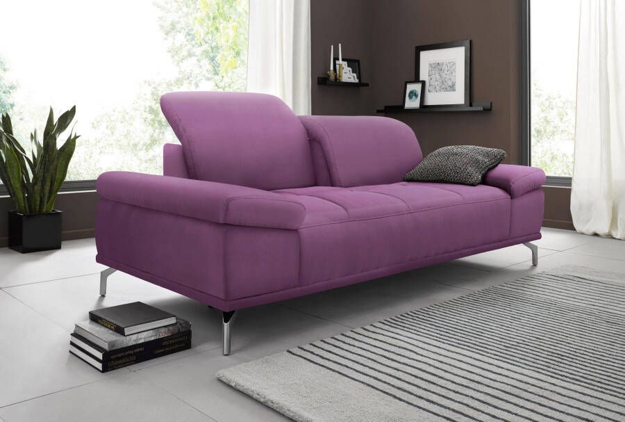 Places of Style 3-zitsbank Caluna met zitdiepte- en hoofdsteunverstelling