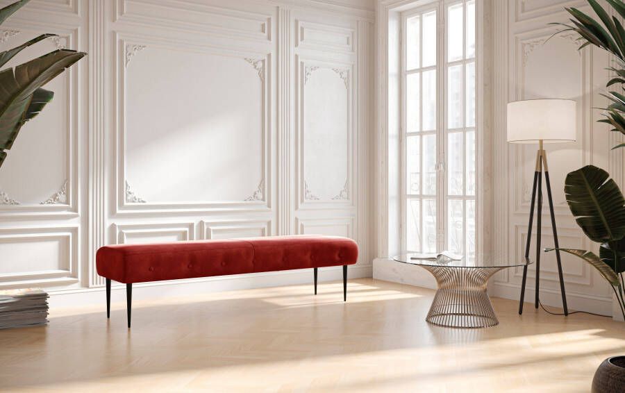 Places of Style 3-zitsbank met capitonnage in verschillende stofsoorten