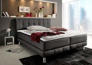 Places of Style Boxspring Cafone incl. topmatras 5 breedten 3 matrasuitvoeringen