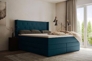 Places of Style Boxspring Elegance met mooie capitonnage in de hardheden h2 & h3 inclusief laden