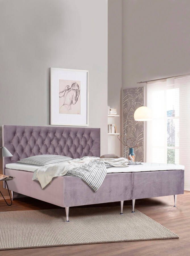 Places of Style Boxspring Exclusive incl. topmatras 3 breedten 3 hardheid-uitvoeringen