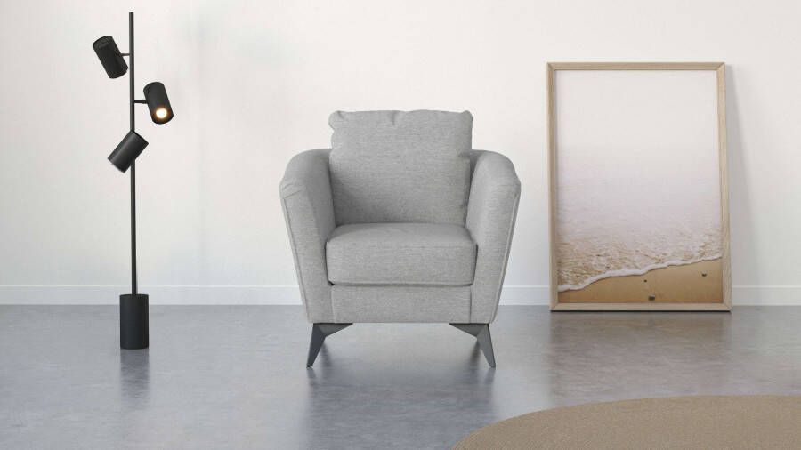 Places of Style Cocktailfauteuil MATTHEW fauteuil fijne stiksels aan de buitenkant b d h: 83 85 88 cm