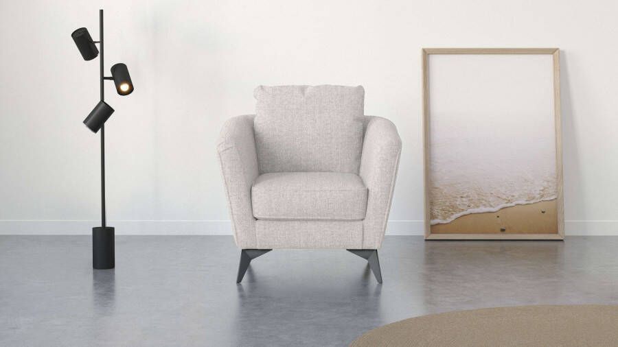 Places of Style Cocktailfauteuil MATTHEW fauteuil fijne stiksels aan de buitenkant b d h: 83 85 88 cm