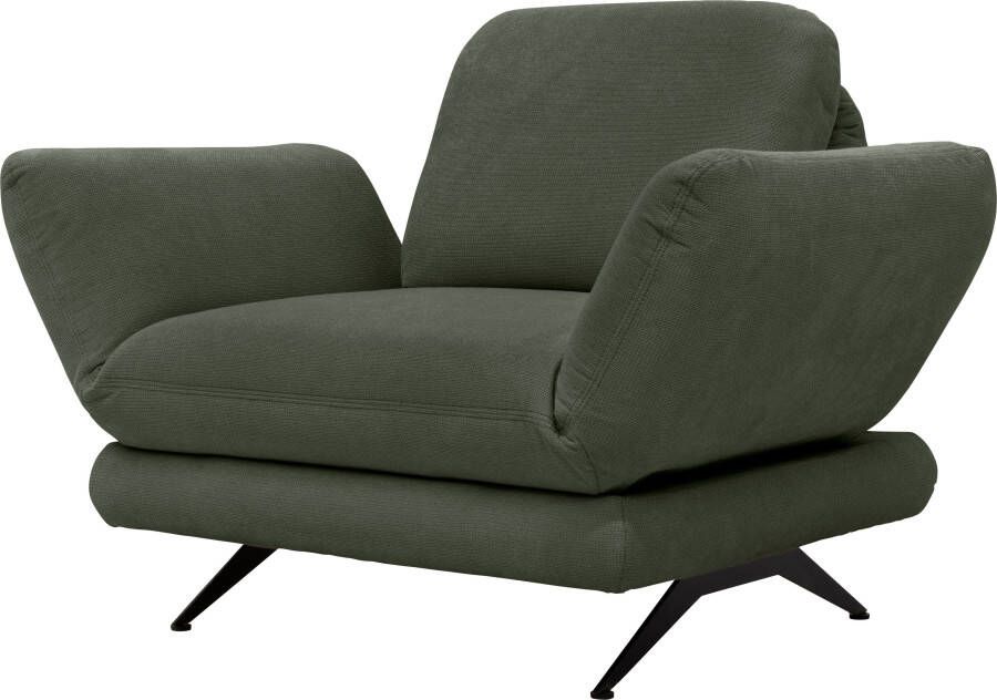 Places of Style Fauteuil Saletto incl. armleuningfunctie naar keuze ook met verstelbare rugleuning