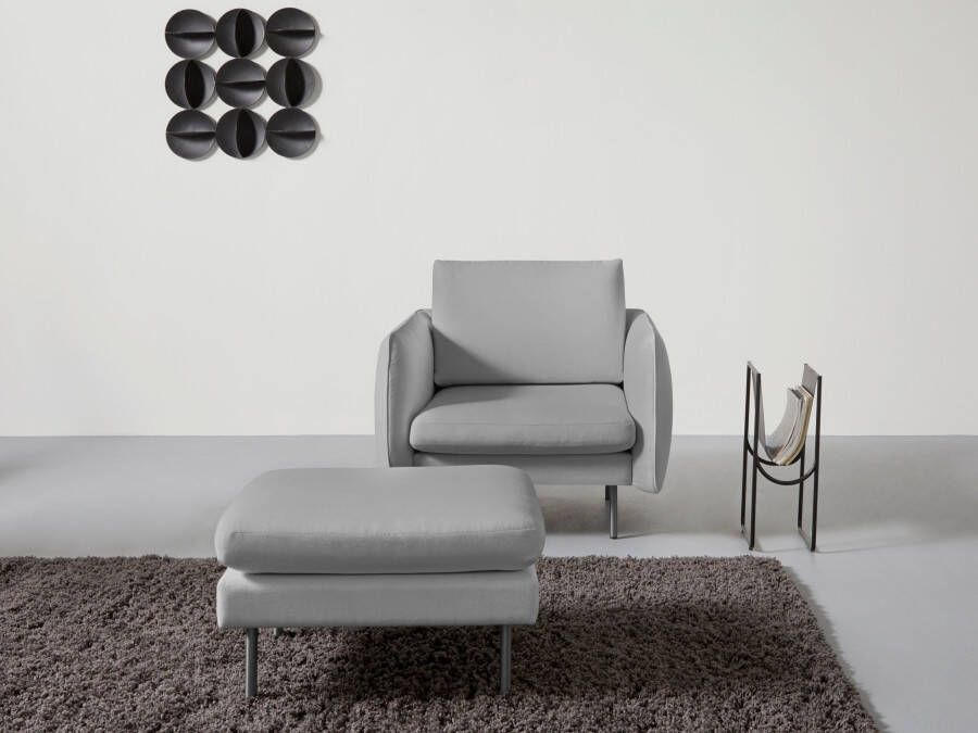 Places of Style Fauteuil Sanluri in drie verschillende stoffen