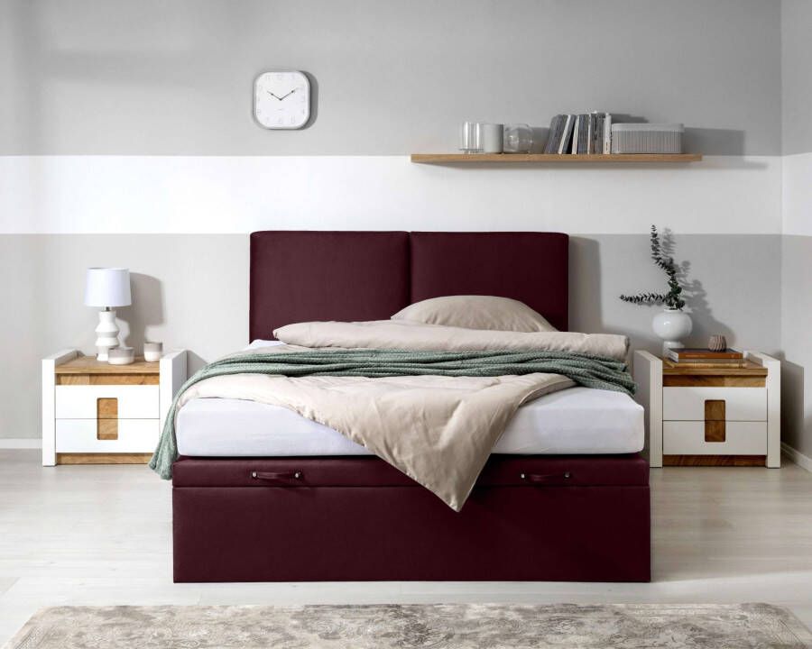 Places of Style Gestoffeerd bed Barete optioneel met matras