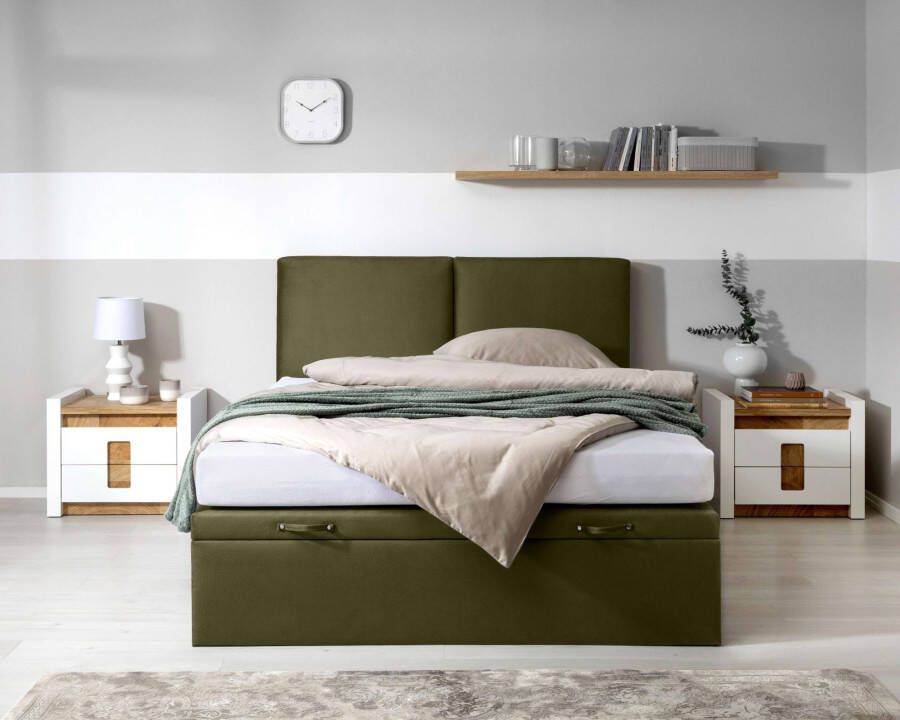 Places of Style Gestoffeerd bed Barete optioneel met matras