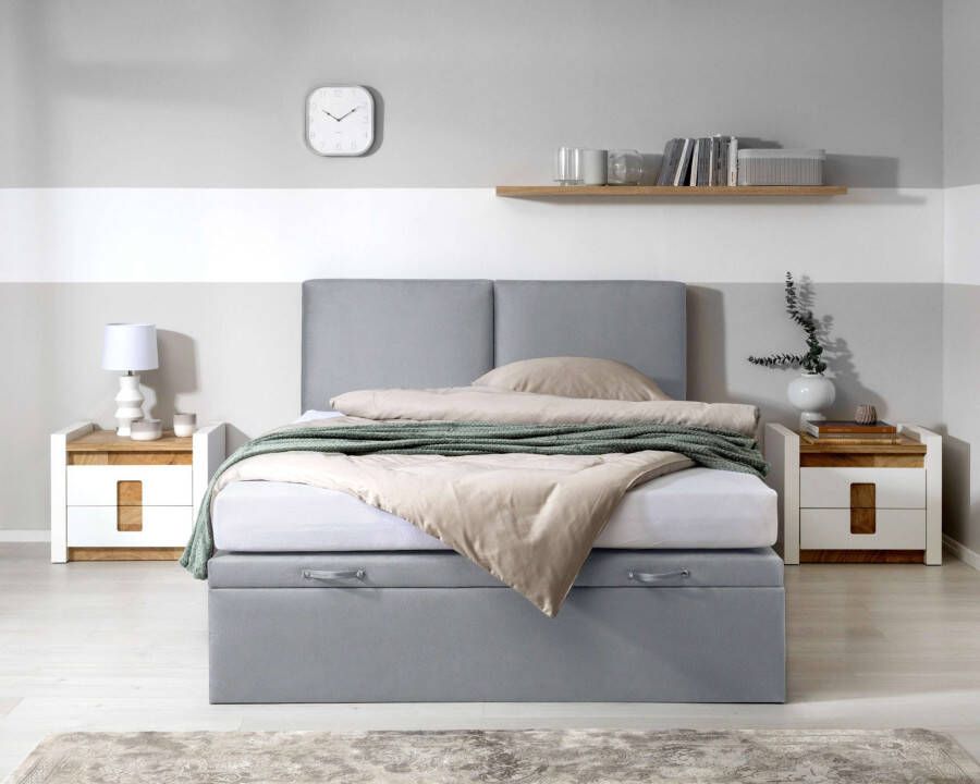 Places of Style Gestoffeerd bed Barete optioneel met matras