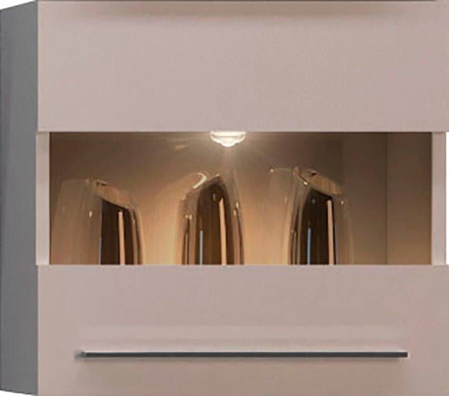 Places of Style Hangende vitrinekast Piano met en zonder glaselement uv gelakt soft-close b h:59 7 57 4 cm