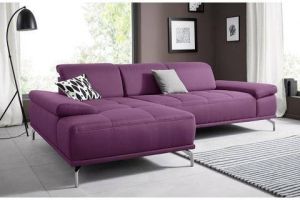 Places of Style Hoekbank Caluna met zitdiepte- en hoofdsteunverstelling
