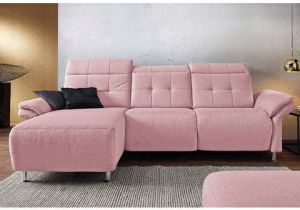 Places of Style Hoekbank Manhattan bank met elektrische relaxfunctie verstelbare armleuningen