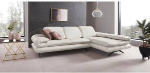 Places of Style Hoekbank Milano met en zonder verstelbare rugleuning en armleuning met functie