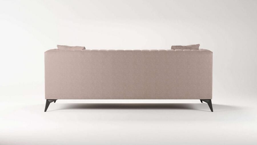Places of Style 3-zitsbank MATTHEW elegant designsofa afmetingen B D H: 201 86 74 cm fijne stiksels in het ruggebied losse zitkussens inclusief sierkussens