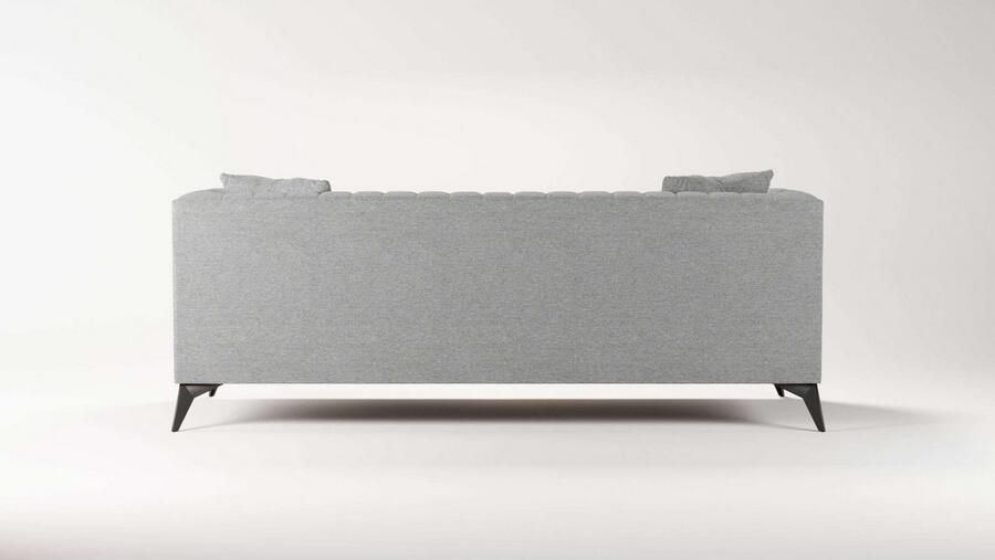 Places of Style 3-zitsbank MATTHEW elegant designsofa afmetingen B D H: 201 86 74 cm fijne stiksels in het ruggebied losse zitkussens inclusief sierkussens