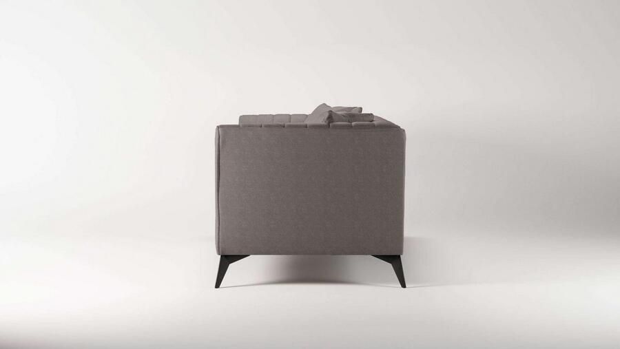 Places of Style 3-zitsbank MATTHEW elegant designsofa afmetingen B D H: 201 86 74 cm fijne stiksels in het ruggebied losse zitkussens inclusief sierkussens