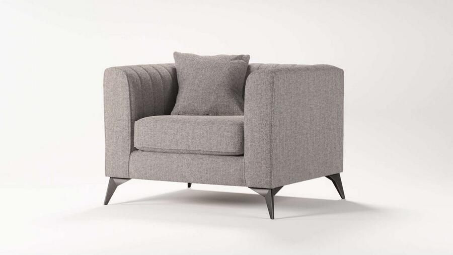 Places of Style Fauteuil MATTHEW loungestoel afmetingen B D H: 99 86 74 cm