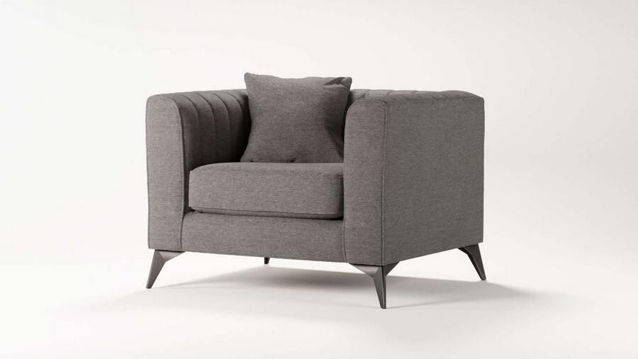 Places of Style Fauteuil MATTHEW loungestoel afmetingen B D H: 99 86 74 cm