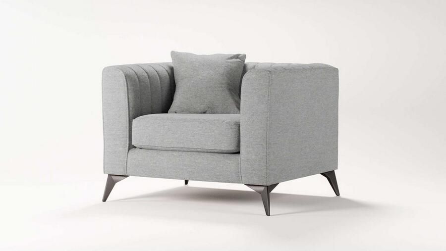 Places of Style Fauteuil MATTHEW loungestoel afmetingen B D H: 99 86 74 cm
