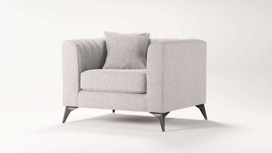 Places of Style Fauteuil MATTHEW loungestoel afmetingen B D H: 99 86 74 cm
