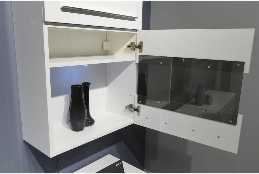 Places of Style Hangende vitrinekast Piano met en zonder glaselement uv gelakt soft-close b h:59 7 57 4 cm