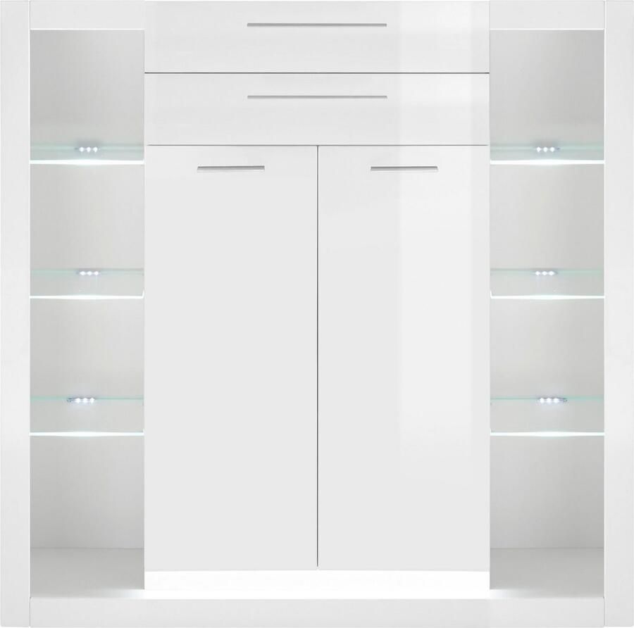 Places of Style Highboard MERAN Hoogte ca. 139 cm