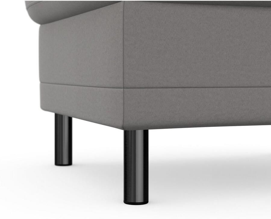 Places of Style Hocker met bergruimte Calando passend bij het bekleding van de calando-serie ook met soft-clean bekleding