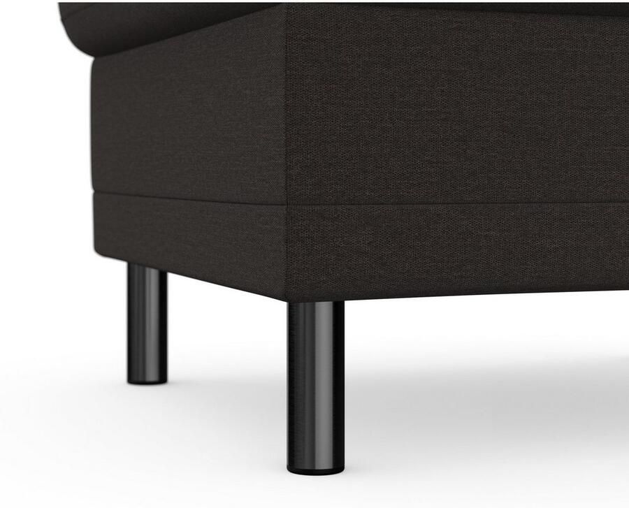 Places of Style Hocker met bergruimte Calando passend bij het bekleding van de calando-serie ook met soft-clean bekleding