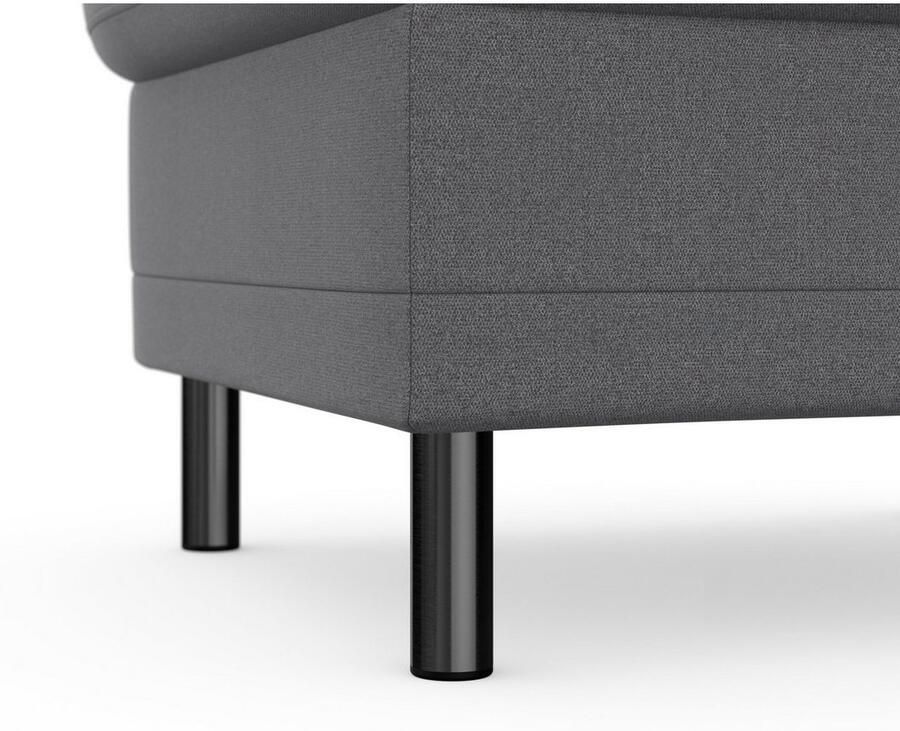 Places of Style Hocker met bergruimte Calando passend bij het bekleding van de calando-serie ook met soft-clean bekleding