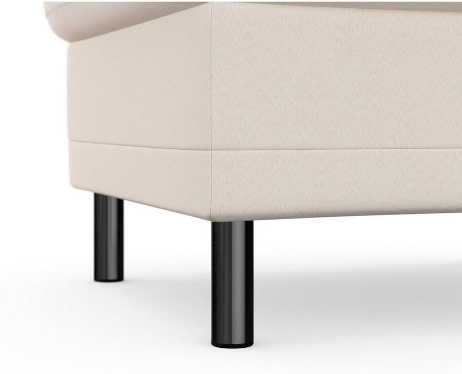 Places of Style Hocker met bergruimte Calando passend bij het bekleding van de calando-serie ook met soft-clean bekleding