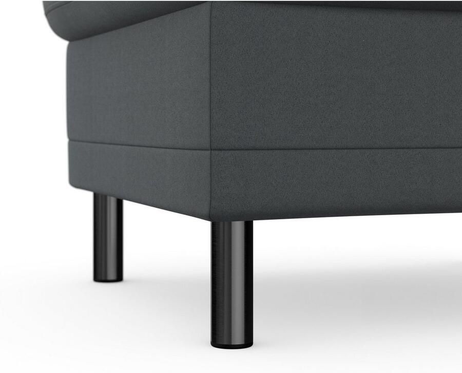 Places of Style Hocker met bergruimte Calando passend bij het bekleding van de calando-serie ook met soft-clean bekleding