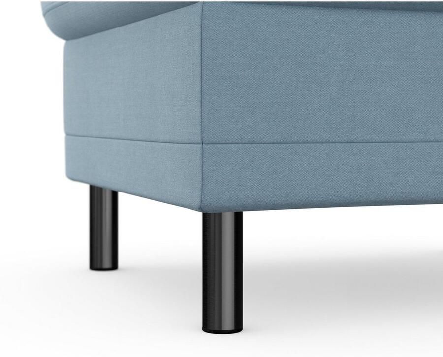 Places of Style Hocker met bergruimte Calando passend bij het bekleding van de calando-serie ook met soft-clean bekleding